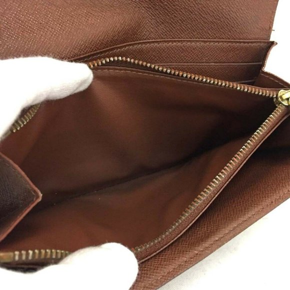 💯 Auth Louis Vuitton Sarah Bifold Wallet Monogram - Picture 7 of 8